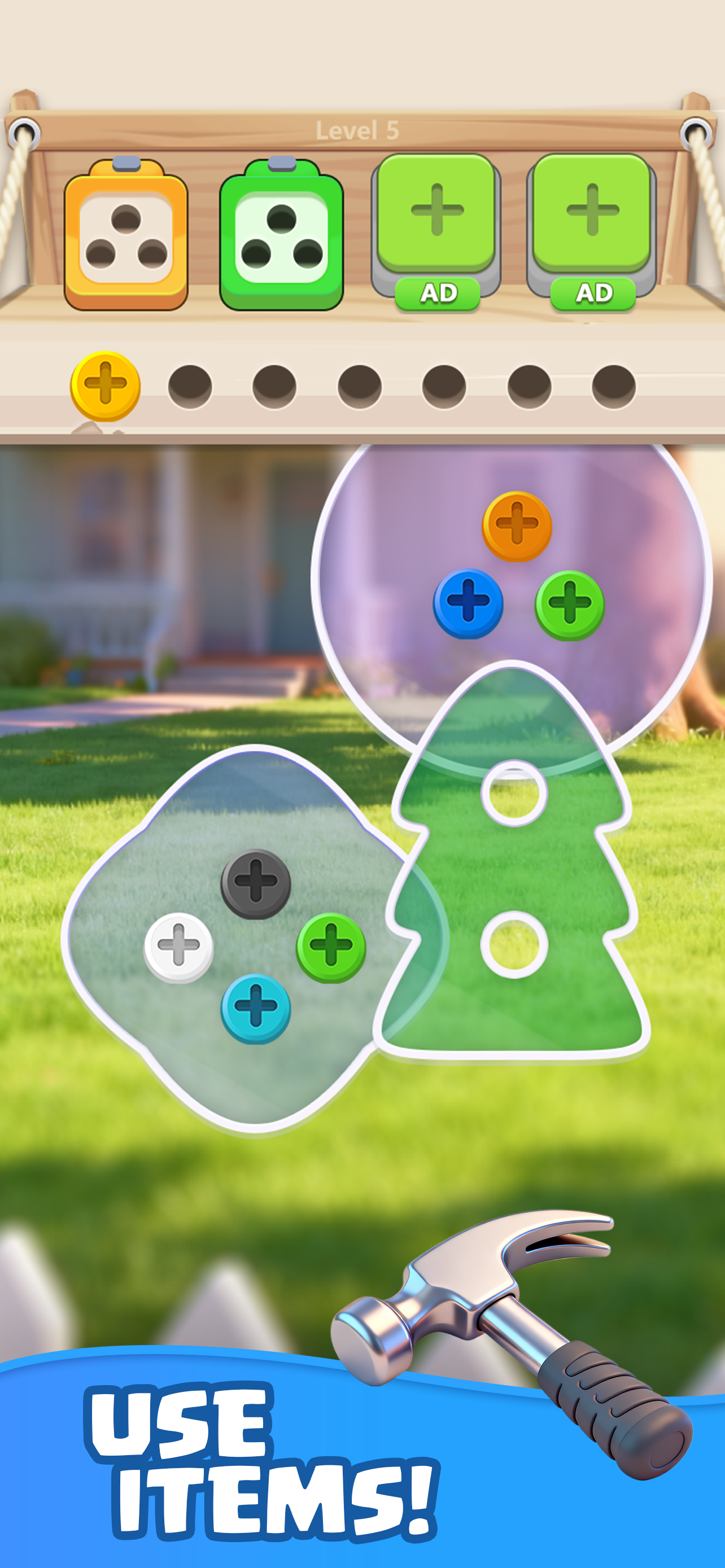 Woody Screw Jam Gameplay Screenshot 1