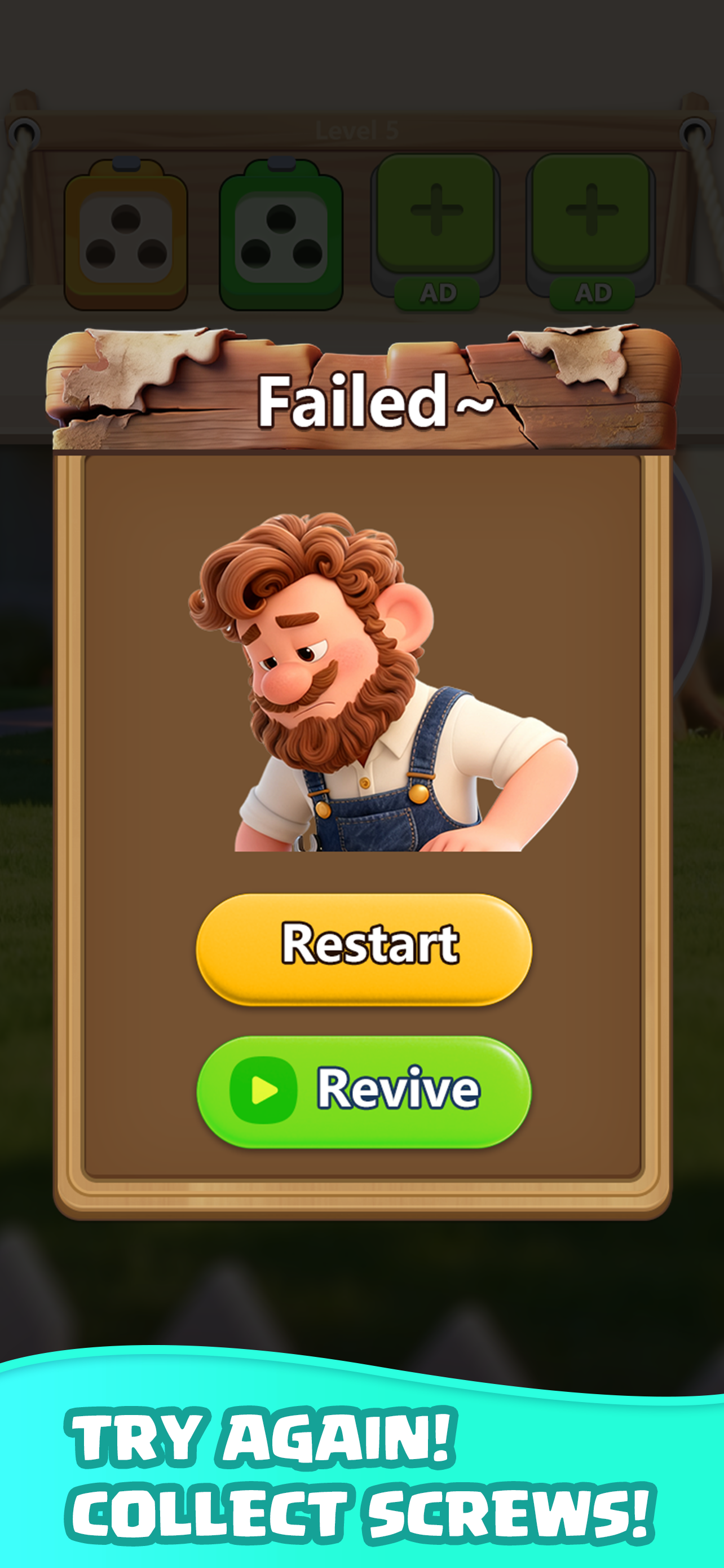 Woody Screw Jam Gameplay Screenshot 3